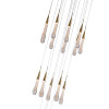 07861-18A,36 Люстра каскадная Гутта латунь Kink Light