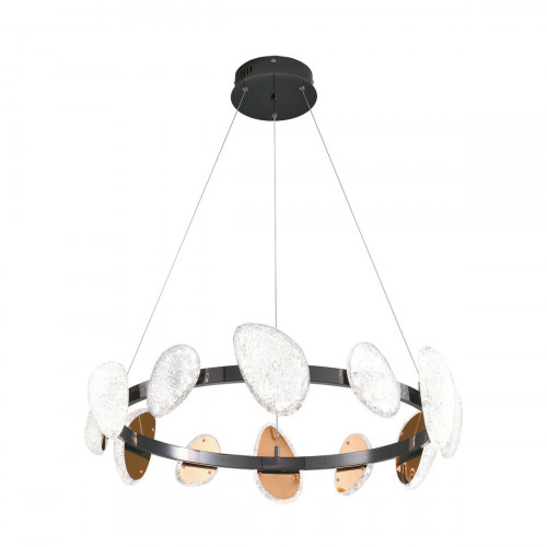 07693-12A,29 Люстра димм. Юнни черный жемчуг Kink Light