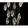 07862-19A,36 Люстра каскадная Джина латунь Led 72W Kink Light