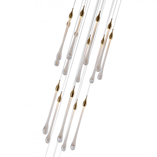 07860-18A,36 Люстра каскадная Асмер латунь Led 54W Kink Light