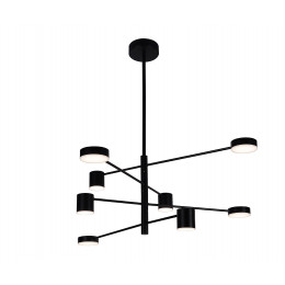 07650-8D,19(4000K) Люстра димм. Мекли черный Kink Light