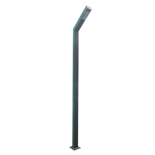 09202-F(220V/Solar),16(07) Светильник уличный Рагги, подсветка зеленая Kink Light