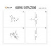 08428-1203,19 Настенный светильник Лорин черный Kink Light