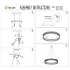 08242,36A Подвес Лаура латунь d40 Kink Light