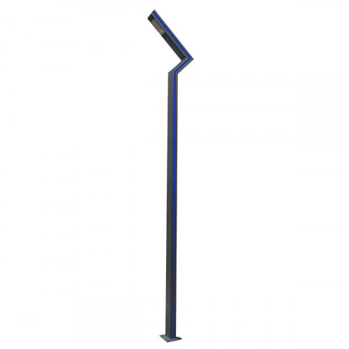 09203-F(220V/Solar),16(05) Светильник уличный Сания, подсветка синяя Kink Light