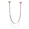 07689A-150,04 Подвес Лирд коричневый Kink Light