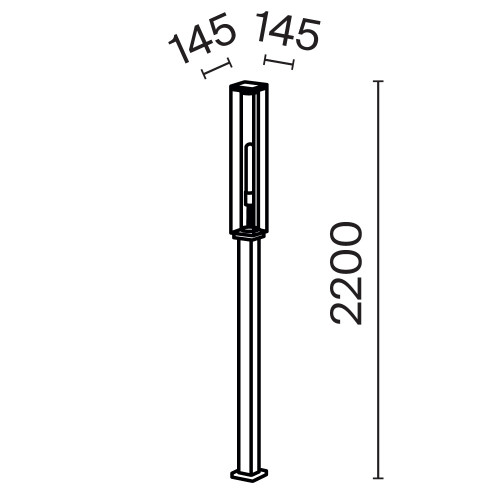 Ландшафтный светильник Outdoor O452FL-01GF3