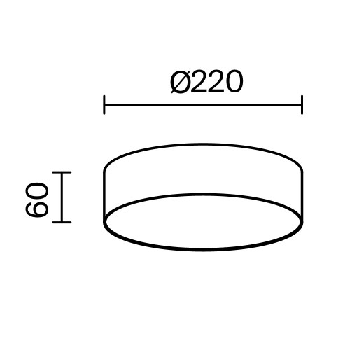 Потолочный светильник Technical C032CL-24W3K-RD-MG