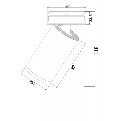 Потолочный светильник Technical C058CL-01B
