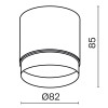 Потолочный светильник Technical C088CL-GX53-B