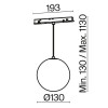 Трековый светильник Technical TR039-4-5WTW-DD-B
