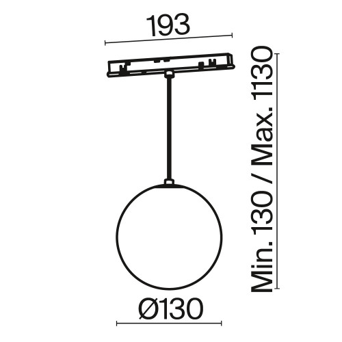 Трековый светильник Technical TR039-4-5WTW-DD-B