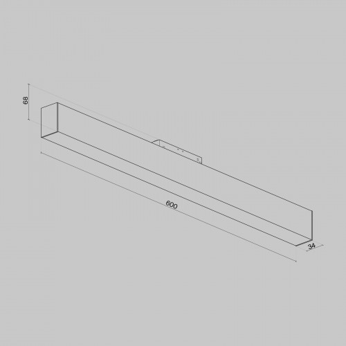 Трековый светильник Technical TR012-2-20W3K-B