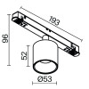 Трековый светильник Technical TR132-4-7W-DS-BS
