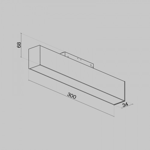 Трековый светильник Technical TR012-2-12W3K-B
