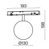 Трековый светильник Technical TR038-4-5WTW-DD-B
