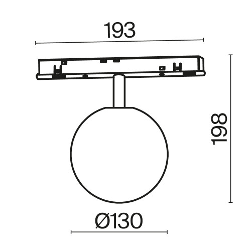 Трековый светильник Technical TR038-4-5WTW-DD-B