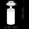 Встраиваемый светильник Technical C018CL-01W