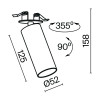 Встраиваемый светильник Technical C053CL-L12W4K-W-W