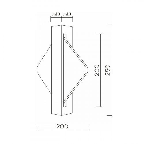 Настенный светильник LED4U L7388-250 WH