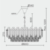 Подвесная люстра MODELUX ML.9006.16 GD-SM