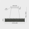 Подвесная люстра MODELUX ML.8250.1100 GD