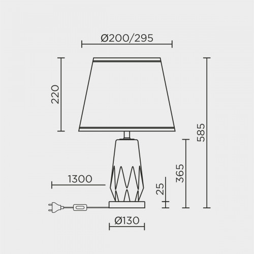 Настольный светильник MODELUX ML.6174.01TL GR