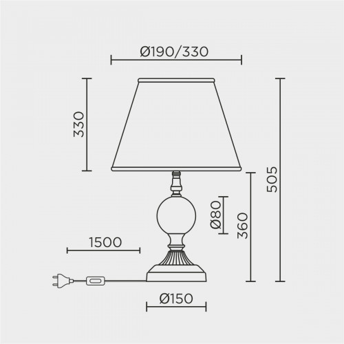 Настольный светильник LED4U L9923 AB