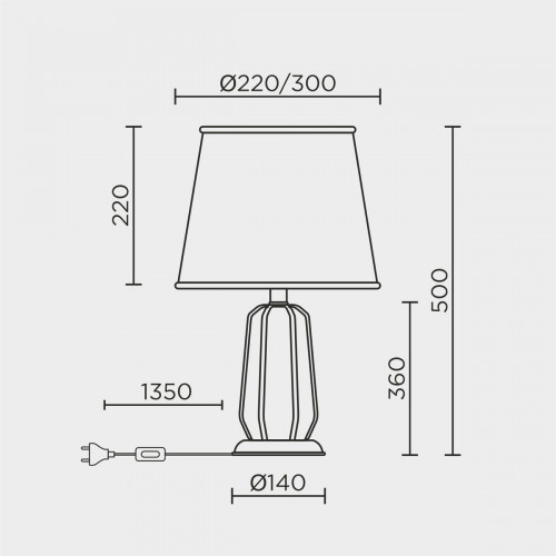 Настольный светильник MODELUX ML.6063.01TL GN