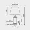 Настольный светильник MODELUX ML.6211.01TL BK