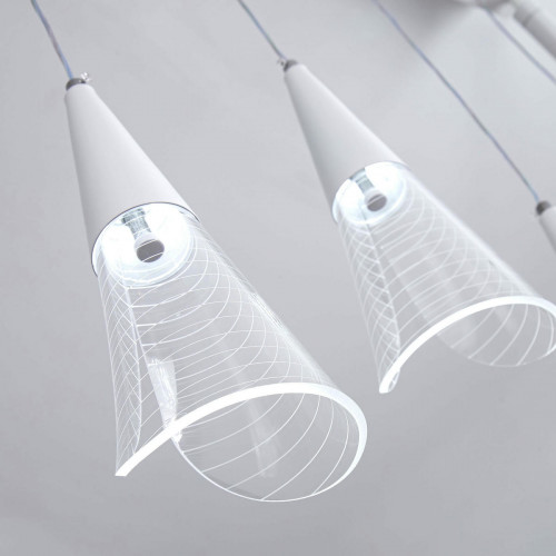 Подвесной светильник LED4U L7105-7 WТ