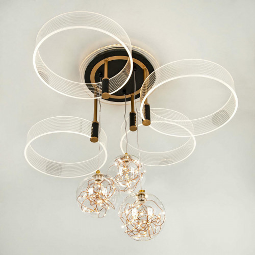 Потолочный светильник LED4U L1040-750 BK