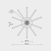 Потолочный светильник MODELIGHT MDL.9371.600CL BK