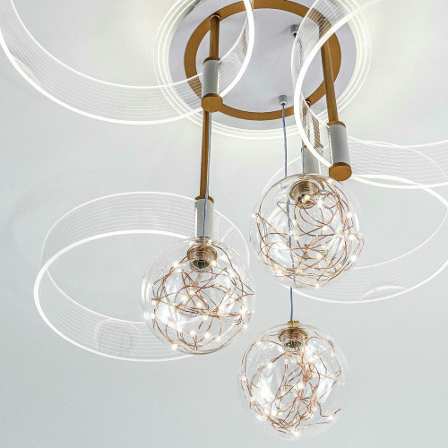 Потолочный cветильник LED4U L1040-750 WT