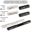 Шинопровод для монтажа в натяжной потолок (гарпунная система) длина 2м NOVOTECH FLUM 135241