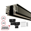Шинопровод для монтажа в натяжной потолок 2м (CLAMP) NOVOTECH FLUM 135326