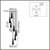Люстра LUMION EMILY 8268/7A