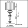 Настольная лампа ODEON LIGHT TERRA 5414/2T