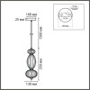 Подвес LUMION LIALDA 8369/15L