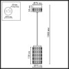 Подвес ODEON LIGHT LULU 5452/5L