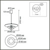 Подвес LUMION FELTA 8295/11AL