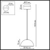Подвес ODEON LIGHT LULU 5452/6L
