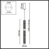 Подвес ODEON LIGHT COLLIER 5455/18L