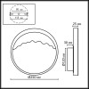 Настенный светильник ODEON LIGHT VALLEY 7068/9WL
