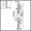 Настенный светильник ODEON LIGHT PILAR 7145/10WL