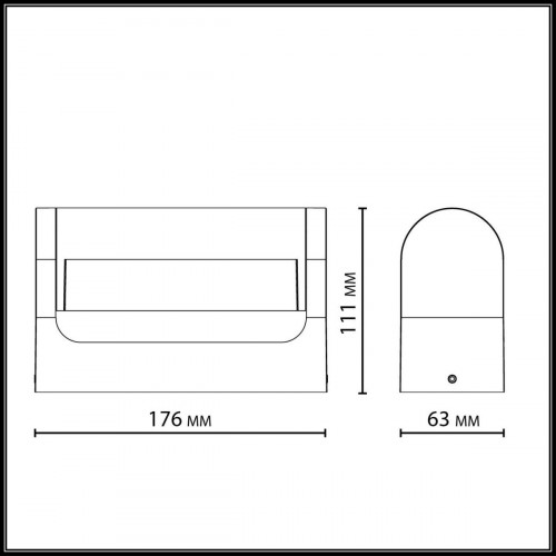 Настенный светильник ODEON LIGHT TWINSET 7118/12WL