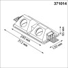 Светильник встраиваемый в стену под покраску светильник NOVOTECH CAIL 371014