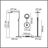 Торшер LUMION GENRI 8332/15FL