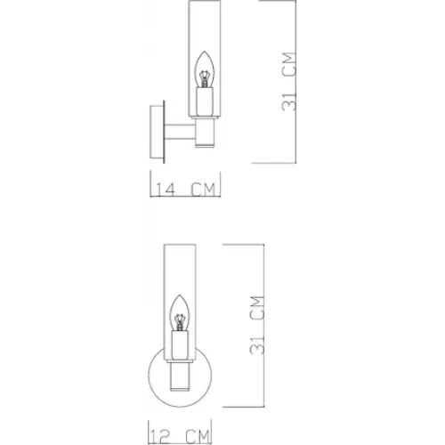 Бра Divinare BAROLO 2654/17 AP-1