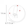 Бра Arte Lamp ELECTRA A8232AP-1WH